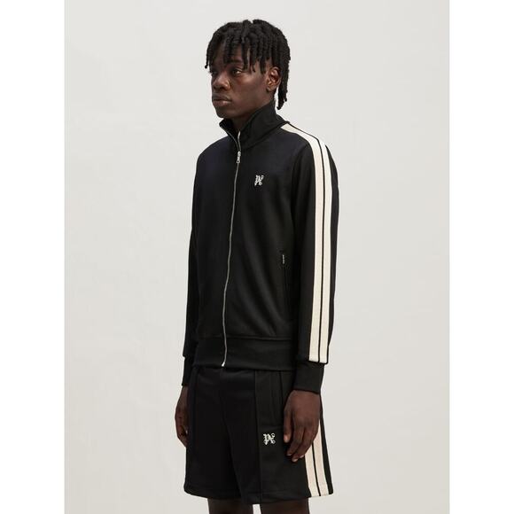 Palm Angels Monogram Track Jacket in Black Off White Men's/Unisex - Picture 4 of 12